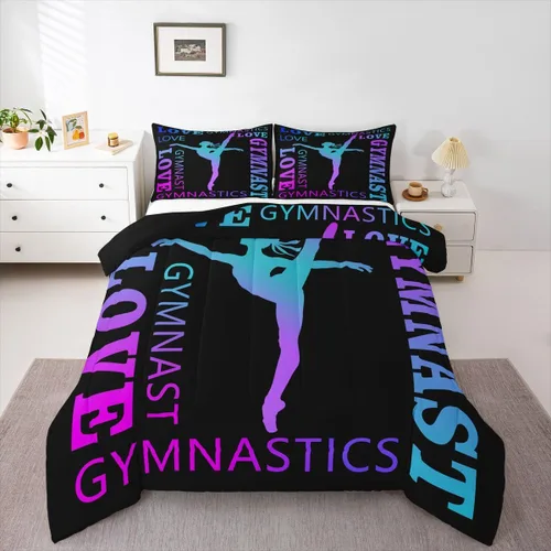 Miniatura 26 de Feelyou Lindo juego de ropa de cama de ajolote para niños y niñas tamaño twin, juego de edredón de salamandra para niños, mujeres y hombres, edredón