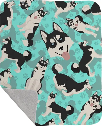 Miniatura 7 de Caroline's Treasures MLM1042LQB Airedale Terrier - Manta acolchada de 50 x 60 pulgadas, diseño de ilustraciones para cama, sofá, suave y ligera