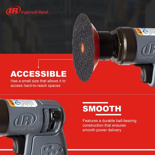 Miniatura 3 de Ingersoll Rand 3128KA Mini Kit de lijadora orbital aleatoria