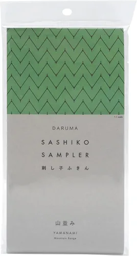 Miniatura 5 de DARUMA Sashiko Sampler - Tela original color azul marino (ángulo recto conectado)