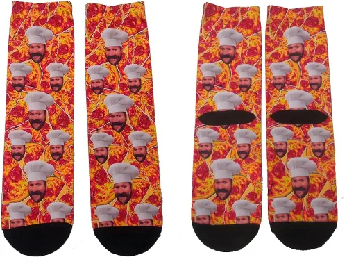 Miniatura 6 de Calcetines de cara de mascotas personalizados para hombres y mujeres con foto de amantes de las mascotas tamaño unisex para perro gato animales