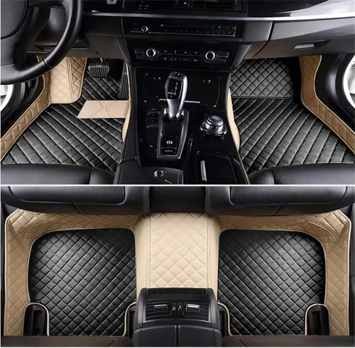 Miniatura 46 de Alfombrillas personalizadas de cuero artificial para automóvil, impermeables, antideslizantes, adecuadas para automóviles, SUV, camionetas, protegen