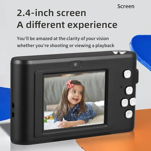 Miniatura 2 de Acuvar Cámara digital, cámara FHD 1080P para niños, cámara de 50 MP para apuntar y disparar con zoom de 16X antivibración, cámara pequeña portátil