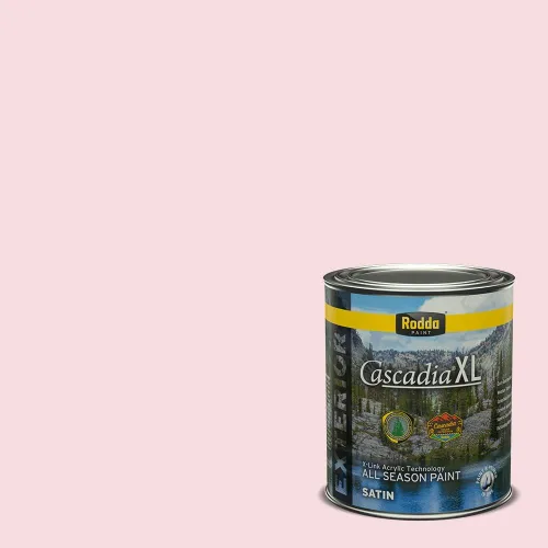 Miniatura 206 de Rodda Paint CASCADIA XL - Pintura satinada e imprimación para exteriores en uno, cuarto de galón, diosa de la luna