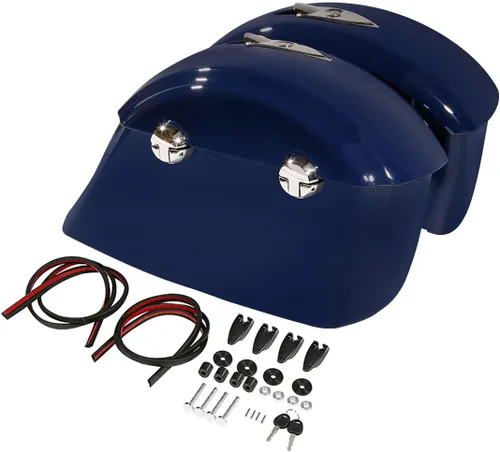 Miniatura 8 de Bolsa de Sillín TCMT con Cierre Electrónico Compatible con Indian 2015-2025 Roadmaster 2016-2025 Springfield 2014-2018 Chieftain 2018-2020 Chieftain