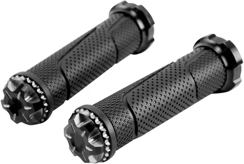 Miniatura 10 de Agarradera de aleación de aluminio, 1 par de agarres universales para manillar de motocicleta, antideslizantes para manillar de diámetro de 0.8