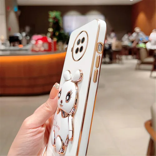 Miniatura 7 de Funda compatible con Redmi Note 9 Pro Funda de teléfono TPU Silicona Soporte galvanizado Suave Durable Caída Protección a prueba de golpes para 7
