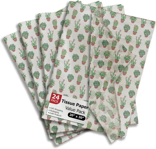 Miniatura 37 de Pro Supply Global Papel de seda impreso con hojas de otoño para bolsas de regalo o cajas y envoltura, papel de seda decorativo de otoño a granel