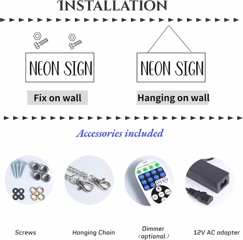 Miniatura 6 de Letrero de neón personalizado para decoración de pared, letrero de neón con nombre Fmaily personalizable para bodas, eventos de fiesta familiar