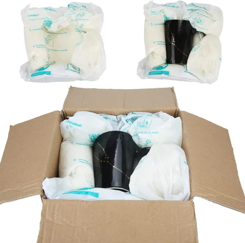 Miniatura 8 de Bolsa de espuma para envío, paquete de 8 prácticas bolsas de embalaje de espuma de expansión de temperatura ambiente, paquete instantáneo de llenado