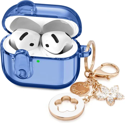 Miniatura 14 de Funda para Apple Airpods iPods Pro 3, fundas transparentes 2025 lindas mujeres, VISOOM Cute Air Pods Pro3 funda transparente para Airpods iPods Pro