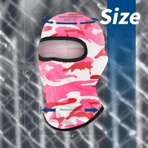 Miniatura 7 de YESLIFE Máscara de esquí de 2 piezas, pasamontañas para hombres y mujeres, esquí, snowboard, motocicleta y protección UV, sombrero
