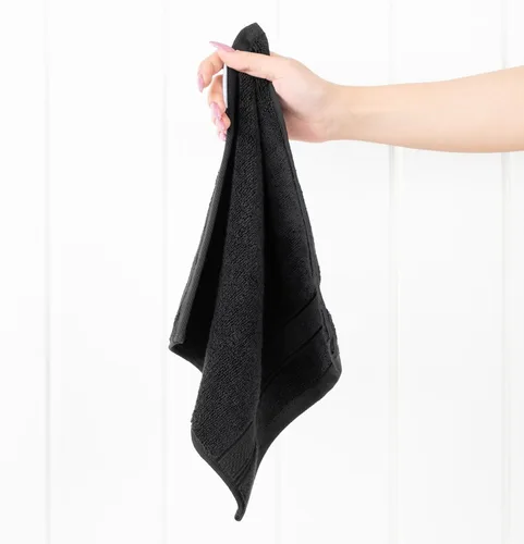 Miniatura 3 de American Soft Linen - Juego de toallas de mano Salem, 4 unidades de lujo de 600 GSM, 100 % algodón para baño, toallas de 13 x 13 pulgadas de mano