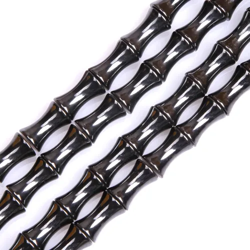 Miniatura 49 de HAAMIIQII 35 piezas de cuentas de gema suelta de hematita negra natural de 12 mm en forma circular, cuentas de piedra espaciadora para hacer