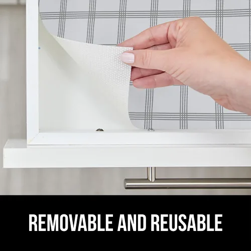 Miniatura 6 de GORILLA GRIP DripGuard - Forro para estantes, protector no adhesivo para cajones y gabinetes de cocina, antideslizante, de plástico con superficie