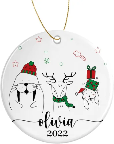 Miniatura 21 de Personalized Christmas Ornament Weddding 2023 Christmas Ornaments Customized Decor Gifts Friendship Add a Touch of Love to Your Christmas