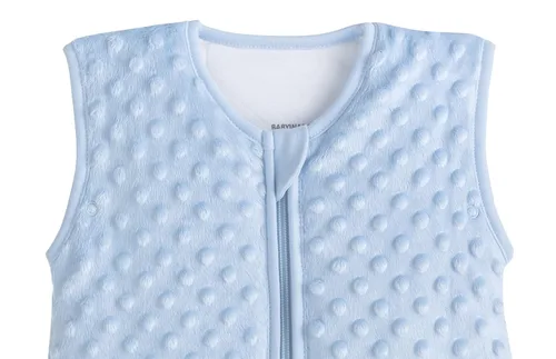 Miniatura 4 de BABYINABAG - Saco de dormir y saco de dormir para bebé, diseño de lunares de felpa, 1.25 tog para bebés y niños pequeños (pequeño (3-11 meses))