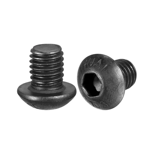 Miniatura 14 de uxcell Tornillos de cabeza de botón hexagonal M8x40mm Tornillos de acero de aleación 10pcs