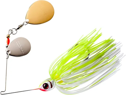 Miniatura 3 de Booyah Colorado Blade Spinner-Bait Bass Señuelo de pesca Blanco nieve