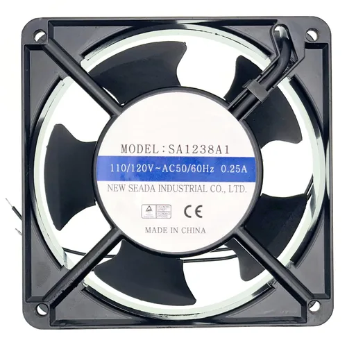 para SA1238A1 SEADA 110/120V 4.724 in Ventilador axial - 0.25A 50/60HZ 12038 Ventilador de enfriamiento de 2 hilos, ventilador de enfriamiento de