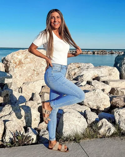 Miniatura 5 de GRAPENT Pantalones de mezclilla ajustados para mujer, cintura alta, elásticos, clásicos, de tiro alto, adelgazantes, pantalones de mezclilla 2023