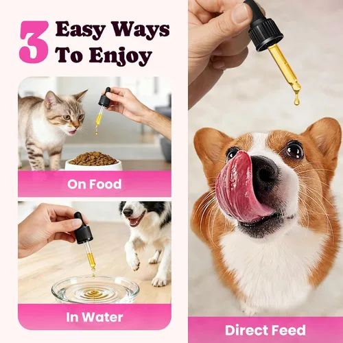 Miniatura 7 de Colágeno Premium para Perros y Gatos – 5 Tipos de Colágeno Alimentado con Hierba (I, II, III, V y X), Alivio Rápido de Alergias y Picazón