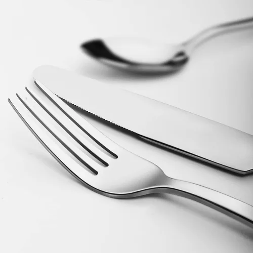Miniatura 3 de KINGSTONE Juego de 12 tenedores de acero inoxidable 18/10 de 8 pulgadas, tenedores de mesa para el hogar, cocina y restaurante, aptos