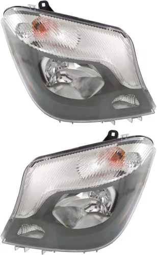 Miniatura 6 de Para Mercedes-Benz Sprinter Freightliner Sprinter 2014-2018 Conjunto de faros delanteros lado conductor certificado por DOT MB2502221N