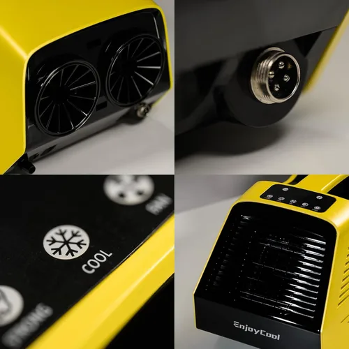 Miniatura 6 de Aire acondicionado portátil, bajo consumo de energía de 220 W, 24 V CC, aire acondicionado de tienda de campaña 2380BTU, CA de enfriamiento rápido