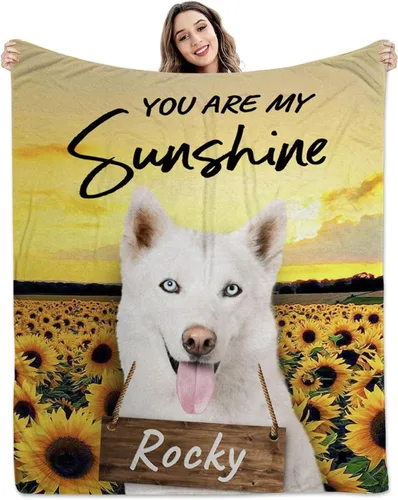 Miniatura 11 de Pamaheart Sube tu manta de fotos para perro, gato, mascota con foto personalizada, manta de perro y gato, manta de fotos, manta de Navidad de perro
