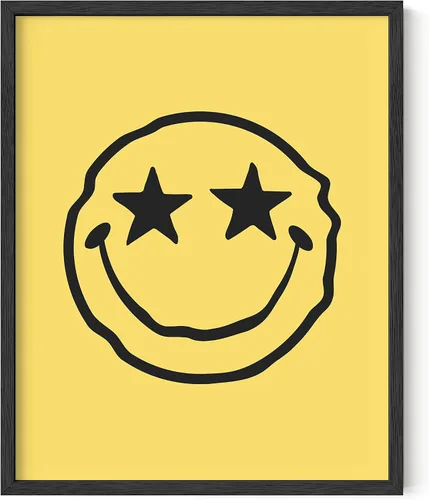 Miniatura 22 de Haus and Hues Arte de pared amarillo – Pósteres estéticos con cita para adolescentes, pósteres estéticos para dormitorio, niñas, impresión artística