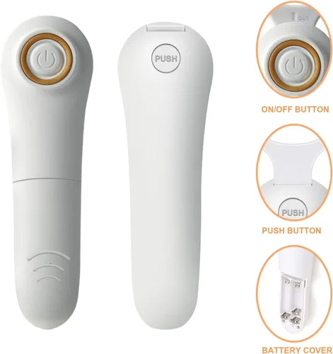 Miniatura 4 de Pelador eléctrico de frutas y verduras, juego profesional de pelador de patatas de mano, cortador de cocina con 3 cuchillas intercambiables