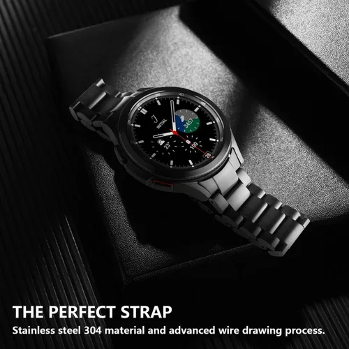 Miniatura 8 de GOLDTOLUCK No Gap Stainless Steel Band Compatible with Samsung Galaxy Watch 8 7 6 5 4 Classic FE Pro Ultra 40mm 44mm 46mm 43mm 47mm 45mm 42mm