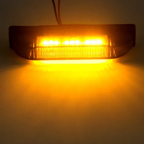 Miniatura 3 de Kit de luces LED ámbar ahumado de 4 pulgadas para parrilla delantera, 4 unidades, 4 unidades, 4 pulgadas, color ámbar, parrilla central, luz