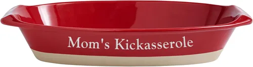 Miniatura 11 de Let's Make Memories Plato para hornear personalizado – Cazuela rectangular para hornear – Plato de horno de gres Kickasserole – Día de la Madre