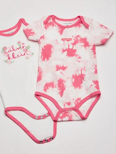 Miniatura 2 de Calvin Klein Baby-girls Paquete de 4 piezas de mamelucos