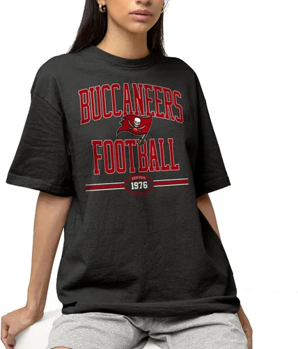 Miniatura 3 de Hybrid Sports NFL Football Arch - Officially Licensed Adult Short Sleeve Fan Tee for Men and Women