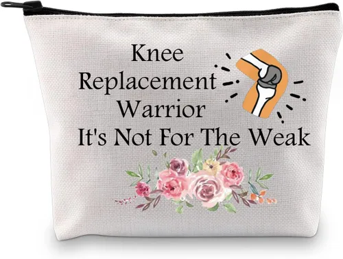 PXTIDY Reemplazo de rodilla Guerrero Regalo Cirugía de Rodilla Recuperación Bolsa Cosmética Artroplastia Artroplastia Guerrero Mamá Esposa Regalo