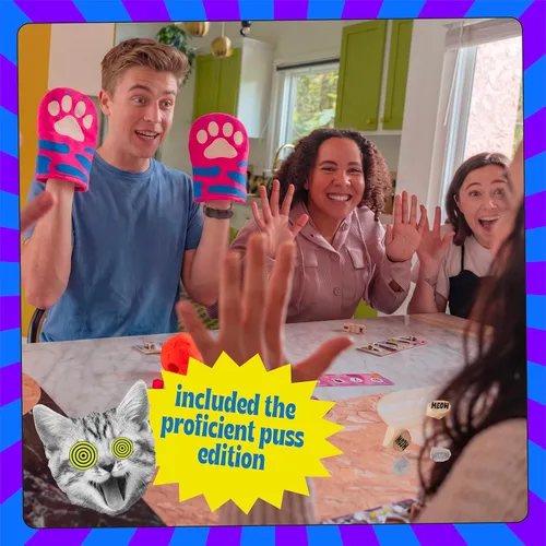 Miniatura 5 de MCMILLER ENTERTAINMENT El juego de guantes The Cat Mitt: juego de mesa familiar histéricamente divertido para niños, adolescentes y adultos juego