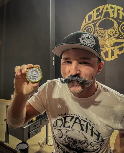 Miniatura 4 de Cera negra para bigote Cera mágica negra para bigote Oculta el cabello gris en la barba o el bigote Cera para bigote de sujeción extra fuerte