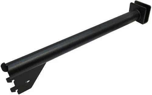 Miniatura 2 de 2 PC 12 "Negro Mate Soporte Estante Soporte Hangrail Rack Display