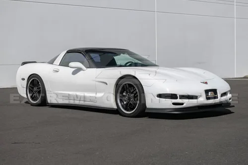Miniatura 4 de Repuesto para todos los modelos Chevrolet Corvette C5 1997-2004 ZR1 Par de extensión de panel basculante de faldas laterales de estilo extendido