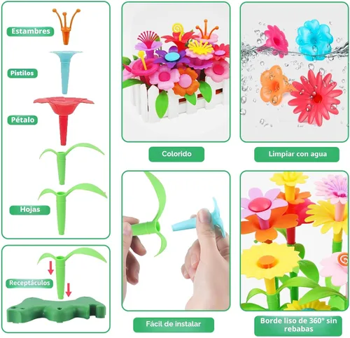 Miniatura 2 de CENOVE Juguetes de cumpleaños, regalos para niños y niñas de 3, 4, 5, 6 años, bloques de construcción apilables de bricolaje, juguetes educativos