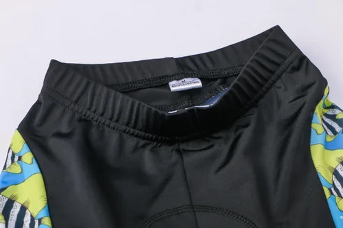Miniatura 6 de Camiseta de ciclismo para niños, manga corta, caricaturas, para bicicleta de montaña, conjunto de camisetapantalón corto para niñas y niños