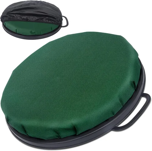 Miniatura 16 de WarBull Asiento de cubo de 5 galones, asiento giratorio de 360 grados, tapa de asiento de cubo con funda impermeable para caza de pato paloma