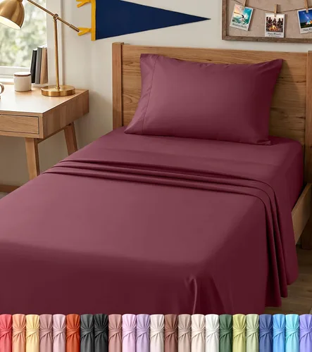Miniatura 74 de Utopia Bedding - Juego de sábanas de microfibra cepillada, resistente al encogimiento y a la decoloración, de fácil cuidado, 3 piezas, tamaño Beige