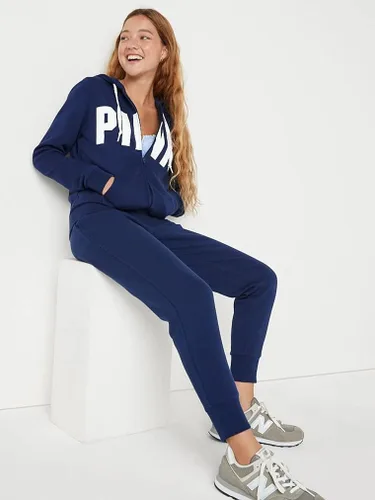 Miniatura 4 de Victoria's Secret Sudadera con capucha de forro polar rosa con cremallera perfecta