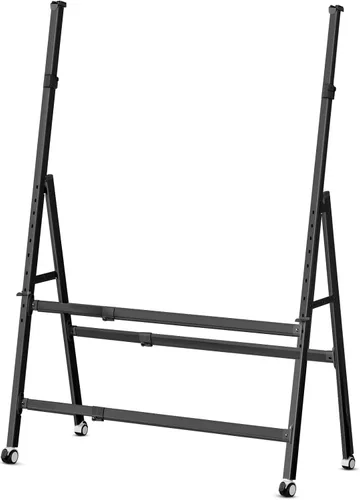 A-Frame - Soporte plegable para pizarra blanca, altura y ancho ajustable, soporte móvil con ruedas, se adapta a vidrio, tiza, boletín, exhibición y