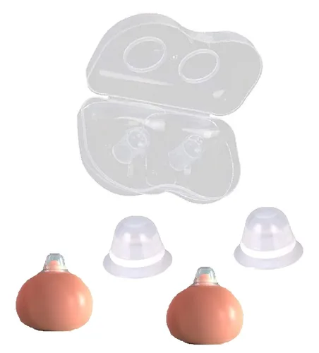 Miniatura 4 de Nipplesuckers - Corrector de pezones para pezones planos invertidos para lactancia materna recién nacida, madre o mujeres, chupan silicona