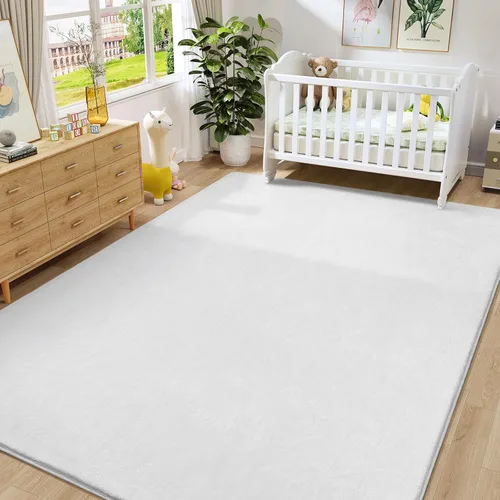 Miniatura 118 de Amearea Alfombras modernas para dormitorio, sala de estar, alfombra de espuma viscoelástica gruesa de 4 x 6 pies, alfombra de espuma viscoelástica